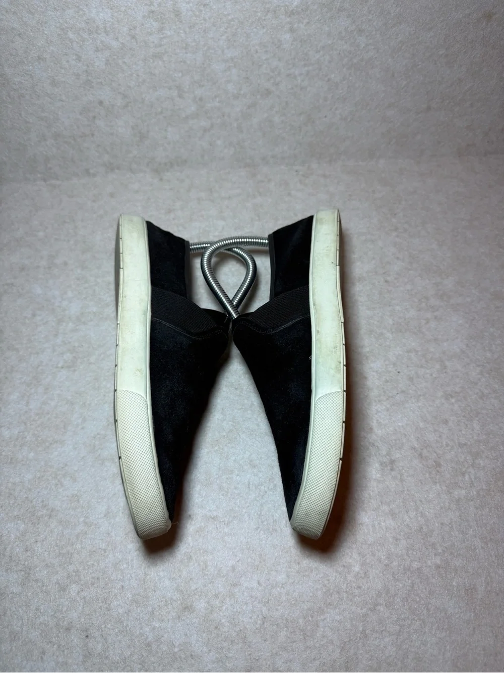 Vince Preston Black Suede Slip On Sneakers Size US 7M Comfy Slides